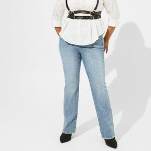 Torrid Perfect Slim Boot Classic Denim Mid-Rise Jean